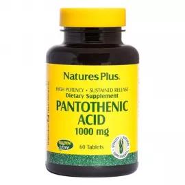 Natures Plus Pantothenic Acid 1000 mg Sustained Released 60's