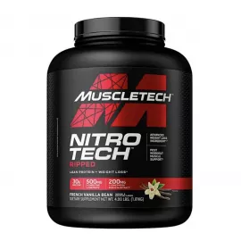 MuscleTech Nitro Tech Ripped Lean Protein French Vanilla Bean 4 lbs (1.81 kg)