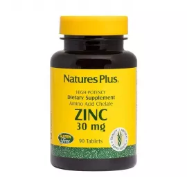 Natures Plus Zinc 30 mg Tablets 90's