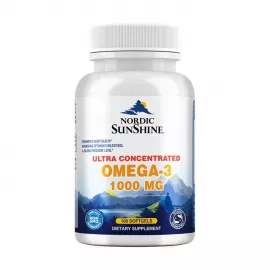 Nordic Sunshine Ultra Concentrated Omega 3 1000mg Softgels 100's