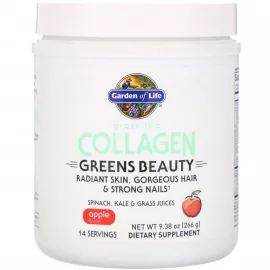 Garden of Life Grass Fed Collagen Greens Beauty Apple 9.38 oz (266 g)