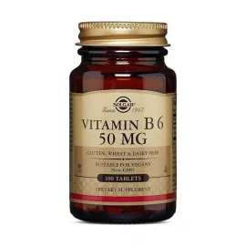 Solgar Vitamin B6 50 mg Tablets 100's