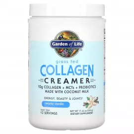 Garden of Life Grass Fed Collagen Creamer Creamy Vanilla 11.64 oz (330 g)