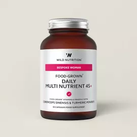 Wild Nutrition Food-Grown Daily Multi Nutrient 45+ Women Capsules 60's