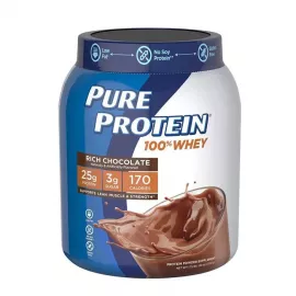 Pure Protein 100% Whey Powder 1.75 lb Rich Chocolate