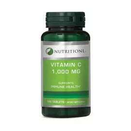 Nutritionl Vitamin C 1000 Mg Pure Ascorbic Acid Tablets 100's