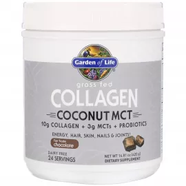 Garden of Life Grass Fed Collagen Coconut MCT Chocolate 420 g