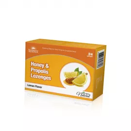 Sunshine Nutrition Honey & Propolis Lozenges Lemon Flavor 24's