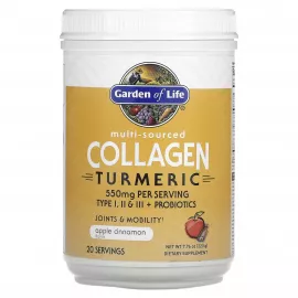 Garden of Life Multi-Sourced Collagen With Turmeric and Apple Cinnamon Flavor 220 g