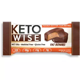 Keto Wise Fat Bombs Peanut Butter Cup Patties 34g