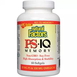 Natural Factors Ps IQ Memory 60 Softgels