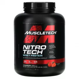 Muscletech Nitro Tech Whey Protein, Strawberry, 4 LB