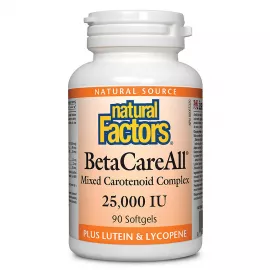 Natural Factors BetaCareAll 25000 IU 90 Softgels