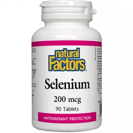 سيلينيوم من ناتشورال فاكتورز 200 ميكروجرام - 90 قرص