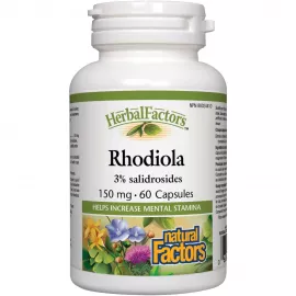 Natural Factors Rhodiola 150 mg 60 Capsules