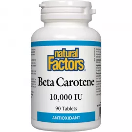 Natural Factors Beta Carotene 10000 IU 90 Tablets