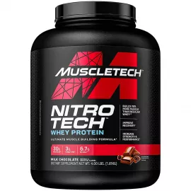 MuscleTech Nitrotech Whey Protein Milk Chocolate 4 Lb (1.81 kg)
