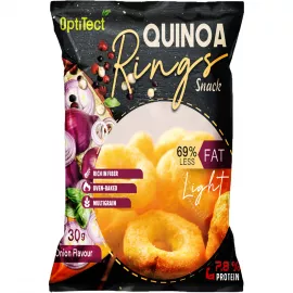 OptiTect Quinoa Rings Snack, Onion 30 Gm