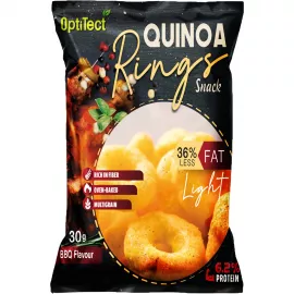 OptiTect Quinoa Rings Snack Barbecue 30 gm
