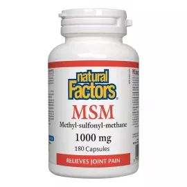 Natural Factors MSM 1000 mg 180 Capsules