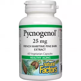 Natural Factors Pycnogenol 25 mg 60 Capsules