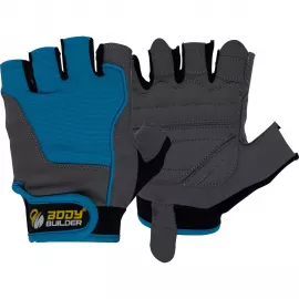 Body Builder Trainer Gloves Grey-Blue Color 'L' Size