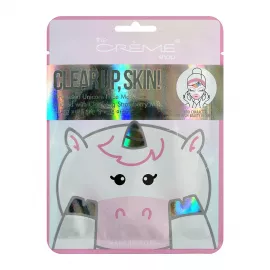 The Crème Shop Clear Up, Skin! Animated Unicorn Face Mask - Clarifying Strawberry Milk