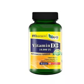 AMS Vitamin D Softgels 10,000Iu 60'S