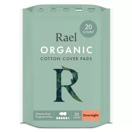 Rael Organic Cotton Cover Pads - Overnight