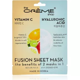 The Crème Shop Vitamin C & Hyaluronic Acid Fusion Sheet Mask
