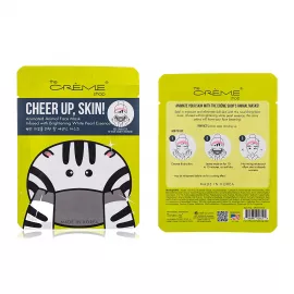 The Crème Shop - Cheer Up, Skin! Zebra Face Mask