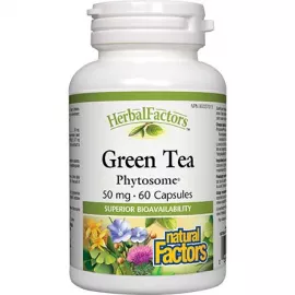 Natural Factors Green Tea Phytosome 50mg 60 Capsules