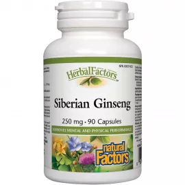 Natural Factors Siberian Ginseng 250 mg 90 Capsules