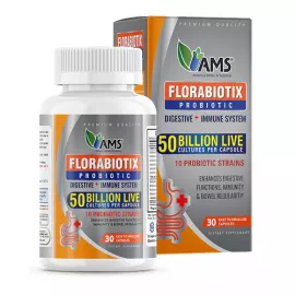 AMS Florabiotix Probiotic 50 Billion Capsules 30's