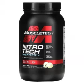 Muscletech Nitro Tech Whey Protein, Strawberry, 2 LB