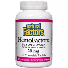 Natural Factors HemoFactors 20mg 60 Chewable Tablets