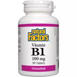 Natural Factors Vitamin B1 100 mg 90 Tablets