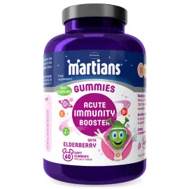 Martians Gummies Acute Immune Booster With Elderberry 60's