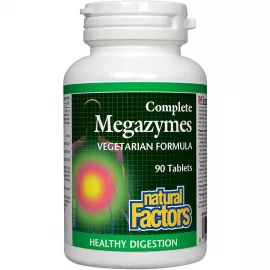 Natural Factors Complete Megazymes 90 Tablets