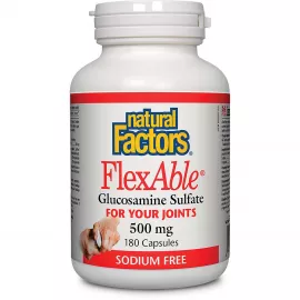 Natural Factors Flexable Glucosamine Sulfate 500mg 180 Capsules