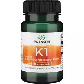Swanson Vitamin K1 100 mcg 100 Tablets
