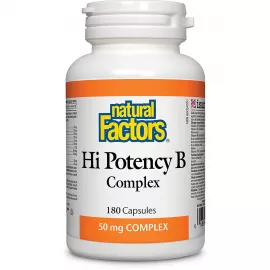 Natural Factors Hi Potency B Complex 50mg 180 Capsules