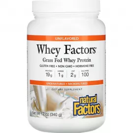 Natural Factors Whey Factors Protein Unflavored 1 kg