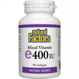 Natural Factors Mixed Vitamin E 400 IU 90 Softgels