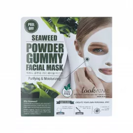 Look At Me 1Pc Powder Gummy Facial Mask (Seaweed)