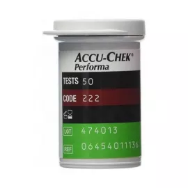 Accu-Chek Performa Blood Glucose, 50 Test Strips (without box)
