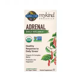 Garden Of Life Mykind Organic Herbal Adrenal Daily Balance 120's