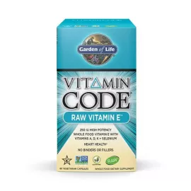 Garden of Life Vitamin Code Raw Vitamin E Vegetarian Capsules 60's