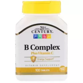 21st Century B-Complex Plus Vitamin C 100 Tablets