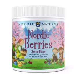 Nordic Naturals, Nordic Berries Cherry Berry, 120 Gummy Berries